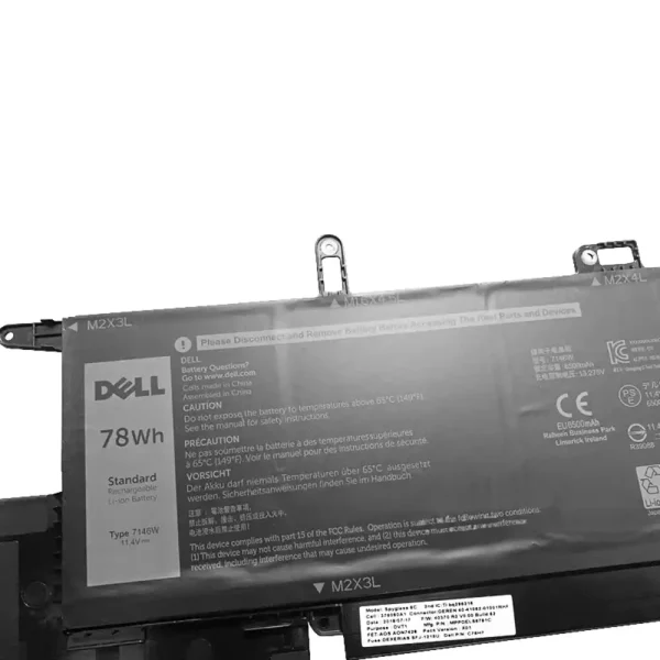 Batería Para Laptop DELL 7146W - Imagen 2