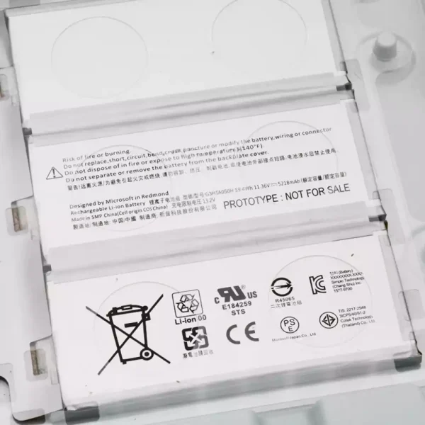 Batería Para Laptop Microsoft G3HTA050H - Imagen 3