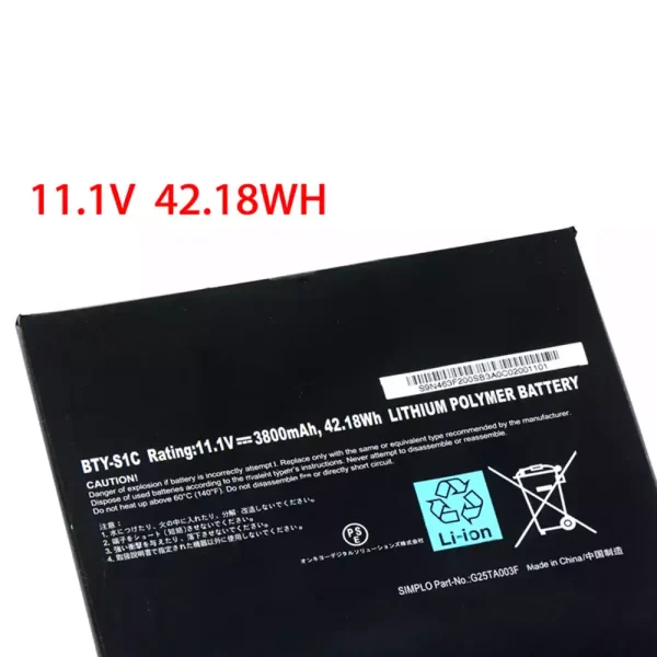 Batería Para Laptop MSI BTY-S1C - Imagen 3