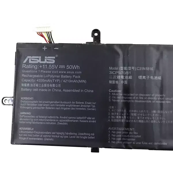 Batería Para Laptop ASUS C31N1816 - Imagen 3