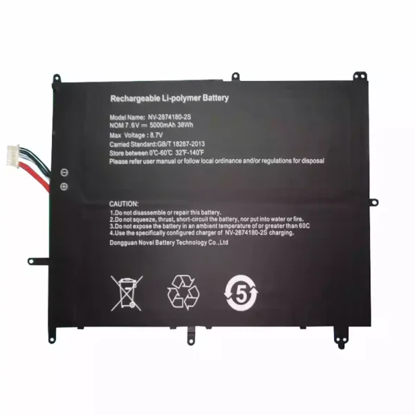 Batería Para Laptop JUMPER NV-2874180-2S