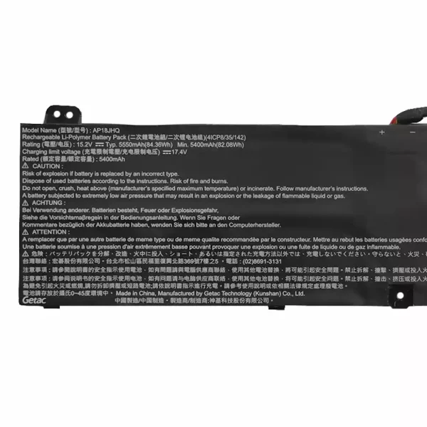 Batería Para Laptop ACER AP18JHQ - Imagen 3