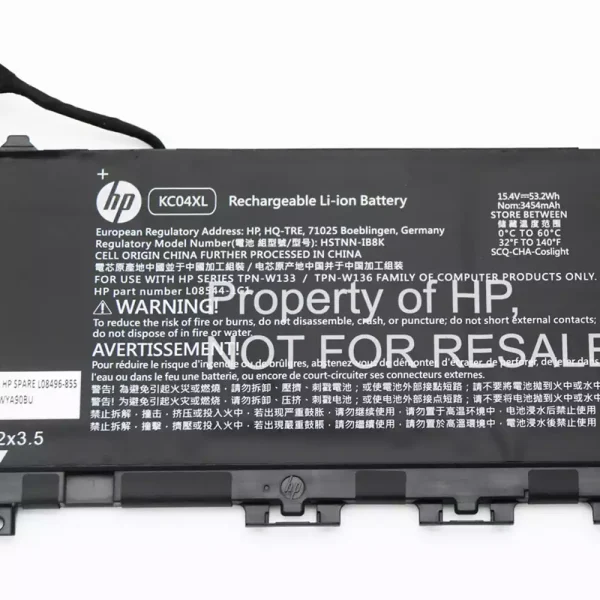 Batería Para Laptop HP KC04XL - Imagen 2