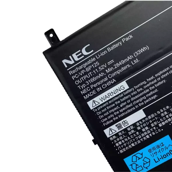 Batería Para Laptop NEC PC-VP-BP125 - Imagen 3