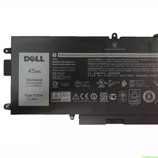 Batería Para Laptop DELL 71TG4 - Imagen 3