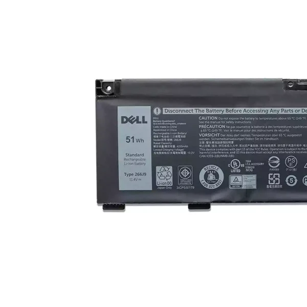 Batería Para Laptop DELL Inspiron 15PR,Inspiron 15PR-1545W 1548BR 1645W 1648BR 1742BR 1742W 1748BR - Imagen 3