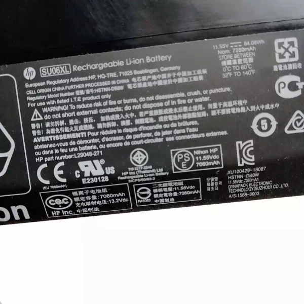 Batería Para Laptop HP SU06XL - Imagen 3