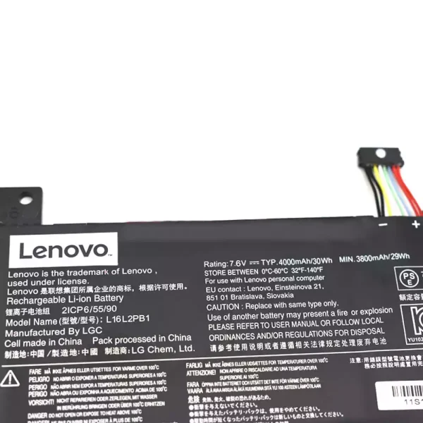 Batería Para Laptop LENOVO L16L2PB1,L16C2PB2 - Imagen 3