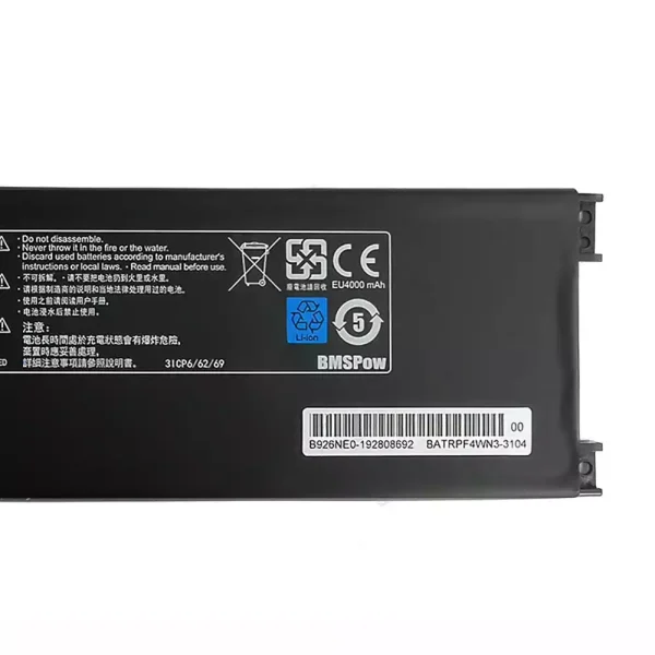 Batería Para Laptop PF4WN-03-17-3S1P-0 - Imagen 4