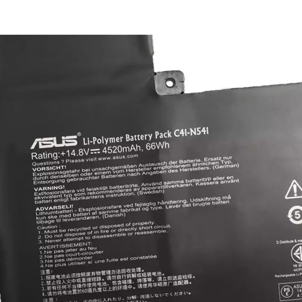Batería Para Laptop ASUS C41-N541 - Imagen 3