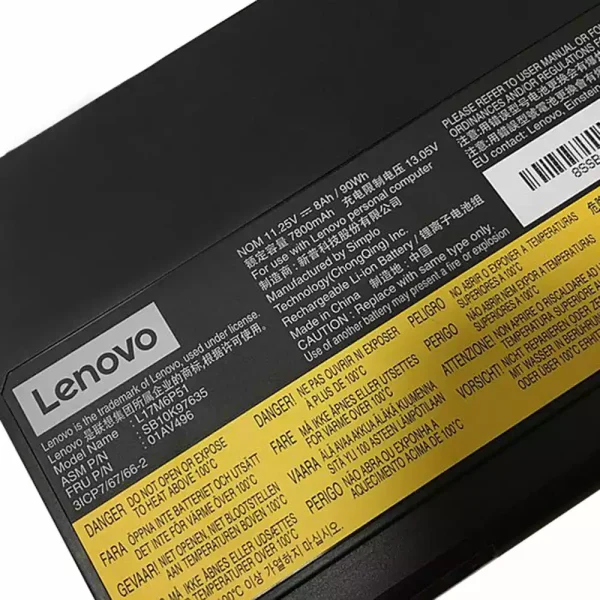 Batería Para Laptop LENOVO L17M6P51 L17L6P51 - Imagen 3
