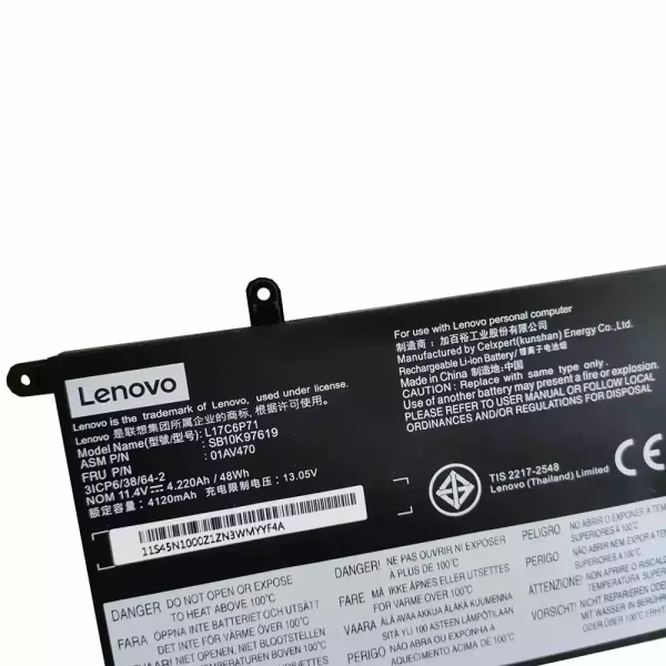 Batería Para Laptop LENOVO L17C6P71,L17M6P71 - Imagen 3
