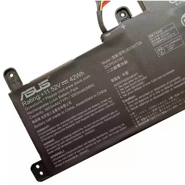 Batería Para Laptop ASUS B31N1729 - Imagen 3