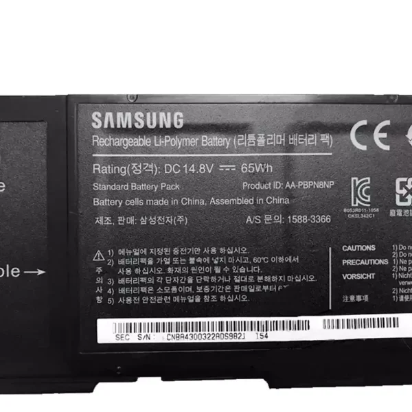 Batería Para Laptop SAMSUNG NP700Z3A NP700Z4A NP700Z3C - Imagen 3