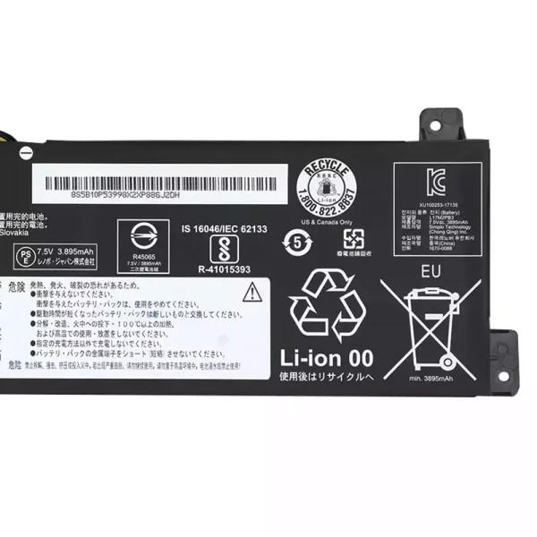 Batería Para Laptop LENOVO L17M2PB3 L17M2PB4 - Imagen 4