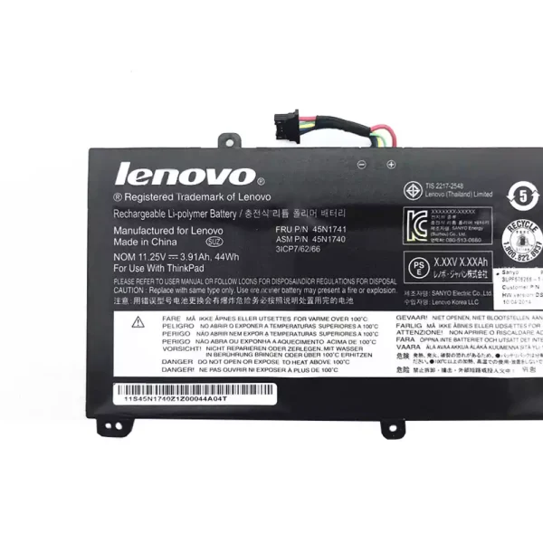 Batería Para Laptop LENOVO 45N1740 45N1741 - Imagen 3