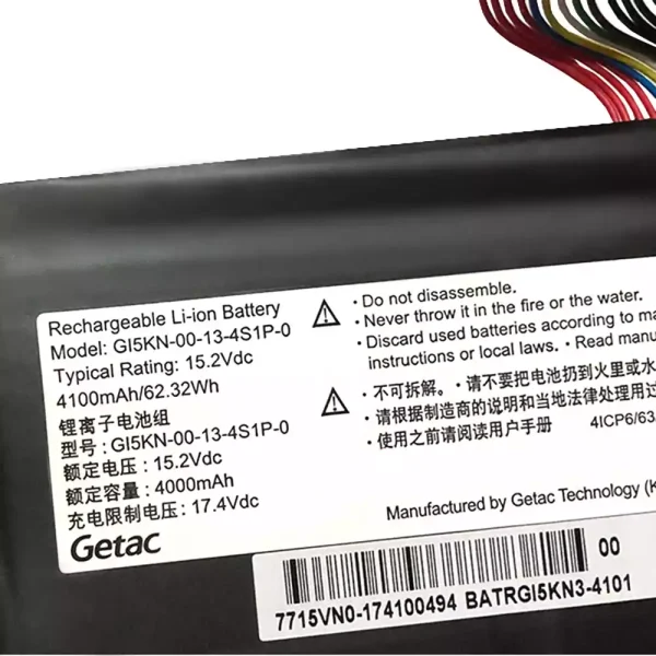 Batería Para Laptop HASEE GI5KN-00-13-4S1P-0 - Imagen 3