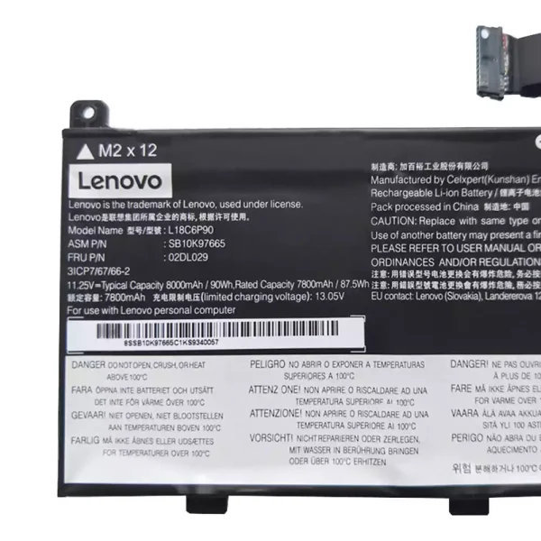 Batería Para Laptop LENOVO ThinkPad P53 - Imagen 3