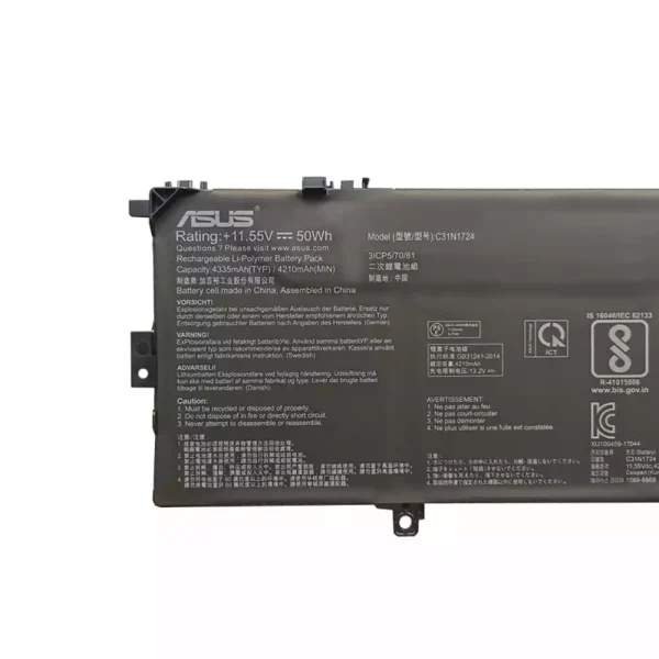 Batería Para Laptop ASUS C31N1724 - Imagen 3