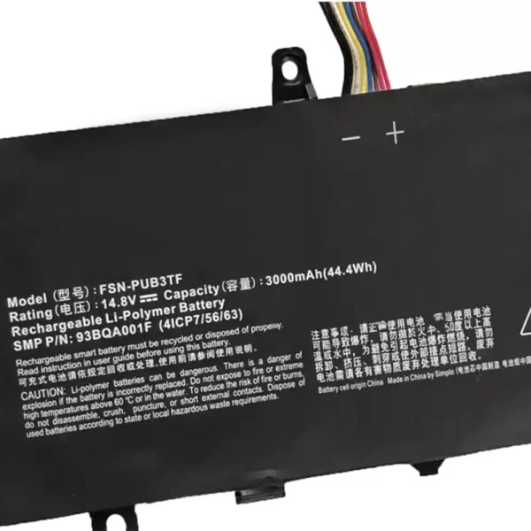 Batería Para Laptop TongFang U49L X30 U49F1 U410 U430 U49F,X1-I3401045002 - Imagen 3