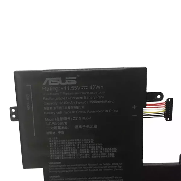Batería Para Laptop ASUS C31N1836-1 - Imagen 2