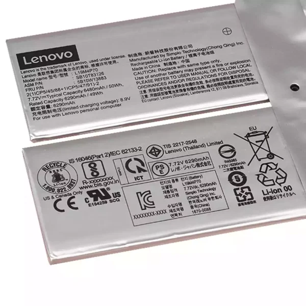 Batería Para Laptop LENOVO L19M4P70,SB10T83126,5B10W13883 - Imagen 2