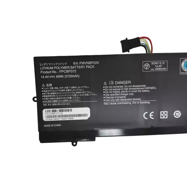 Batería Para Laptop FUJITSU FMVNBP220 FPCBP372 FPB0281 - Imagen 3