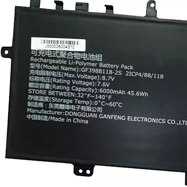 Batería Para Laptop GF3988118-2S - Imagen 2