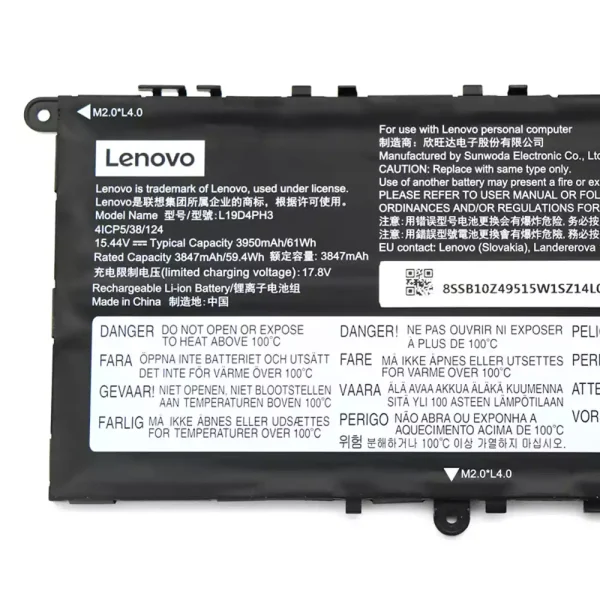 Batería Para Laptop LENOVO Yoga 14sIHU 14sITL 14s 2021,Slim 7 Pro 14ITL5 - Imagen 3