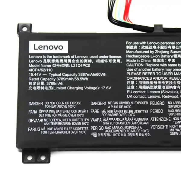 Batería Para Laptop LENOVO L21D4PC0 - Imagen 3