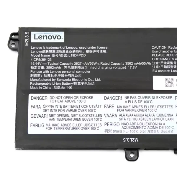 Batería Para Laptop LENOVO ThinkBook 13s 14s G2 ITL - Imagen 3