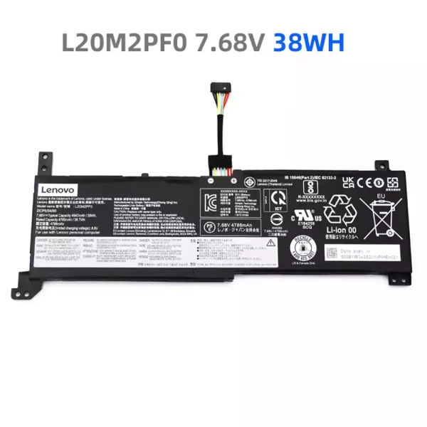 Batería Para Laptop LENOVO L20M2PF0 L20L2PF0 L20C2PF0 L20B2PF0