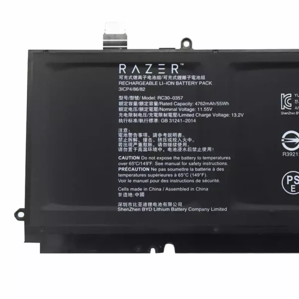 Batería Para Laptop RC30-0357 RZ09-0357 Razer book 13 - Imagen 3