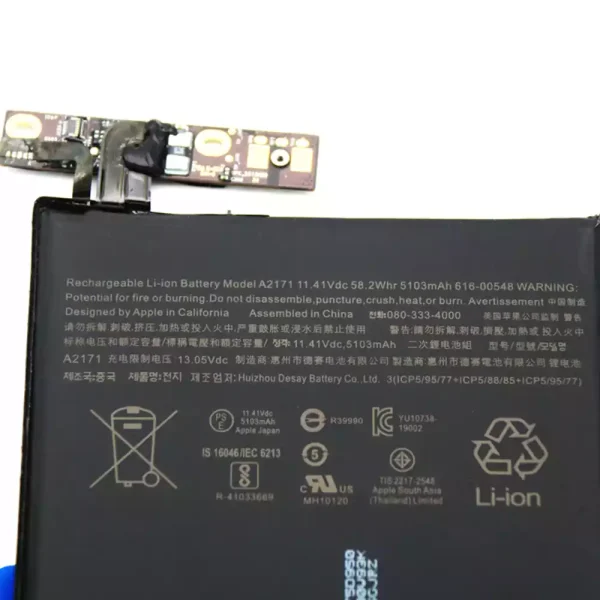Batería Para Laptop A2171 Macbook Pro 13 2019 A2159 - Imagen 3