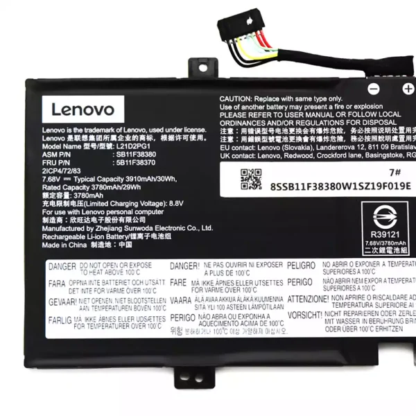 Batería Para Laptop LENOVO L21D2PG1 L21C2PG1 L21M2PG1 - Imagen 3