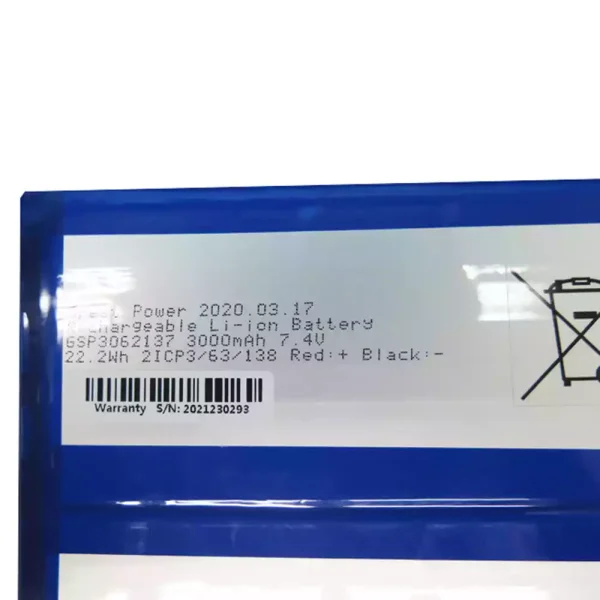 Batería Para Laptop CHUWI GSP3062137 - Imagen 2