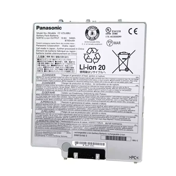 Batería Para Laptop PANASONIC FZ-VZSU88U,FZ-G1