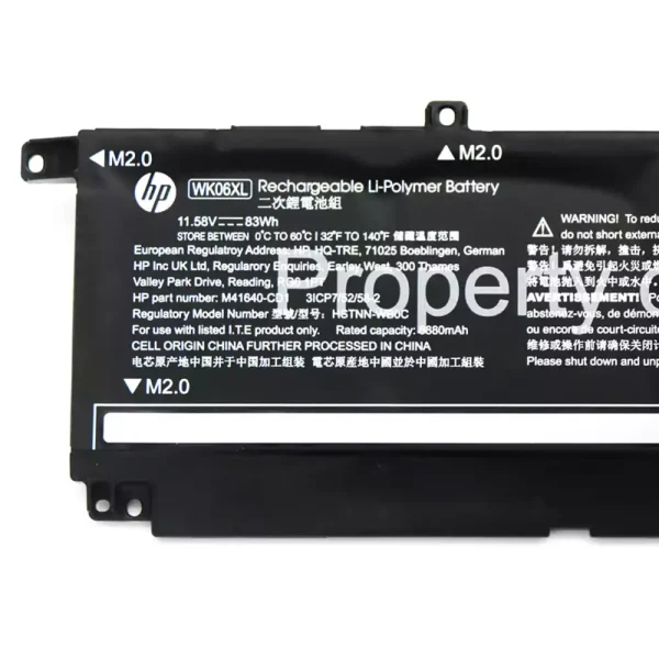 Batería Para Laptop HP WK06XL - Imagen 3