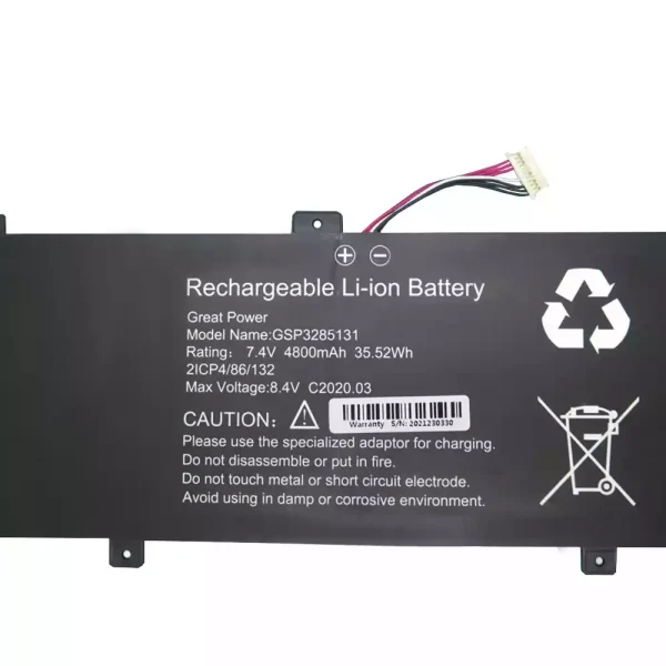 Batería Para Laptop GSP3285131 U3285131P-2S1P U3285131PV-2S - Imagen 2