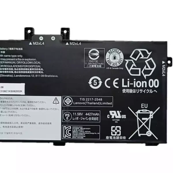 Batería Para Laptop LENOVO X13 Yoga G2,SB11A13105 SB11A13106 5B11A13107 5B11A13108 - Imagen 4