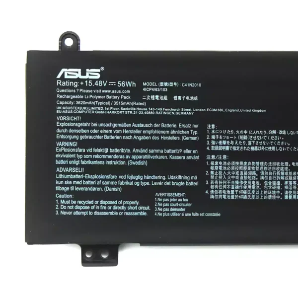 Batería Para Laptop ASUS C41N2010 - Imagen 3