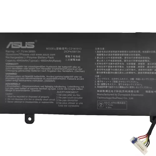 Batería Para Laptop ASUS C21N1913 - Imagen 3