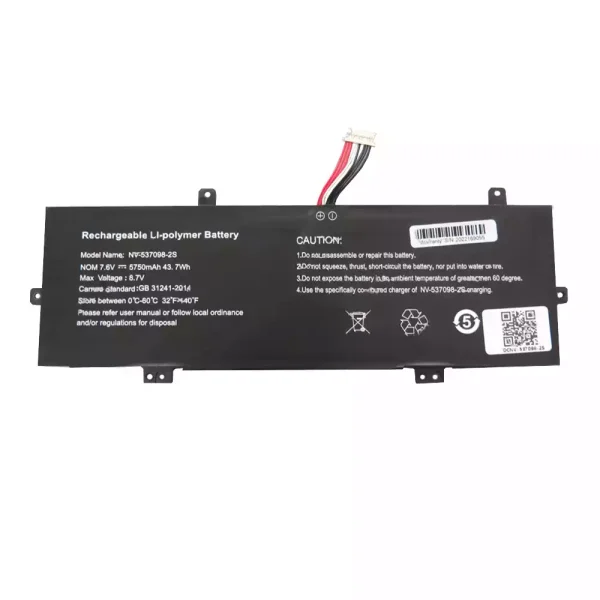 Batería Para Laptop NV-537098-2S