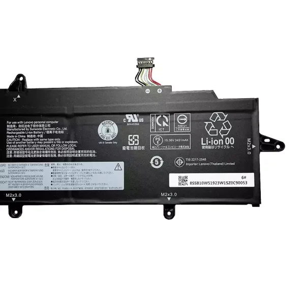 Batería Para Laptop LENOVO ThinkPad X13 G2,5B10W51822,5B10W51820,SB10W51923,SB10W51921 - Imagen 4