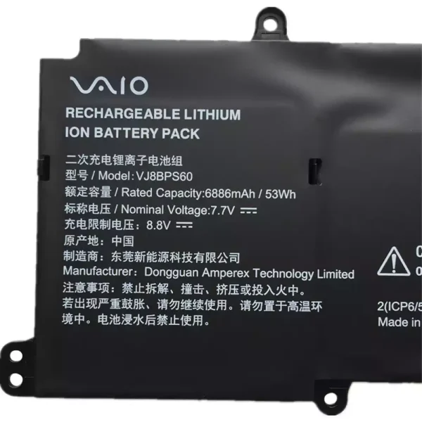 Batería Para Laptop SONY VJ8BPS60,VAIO 2021 SX14 - Imagen 3