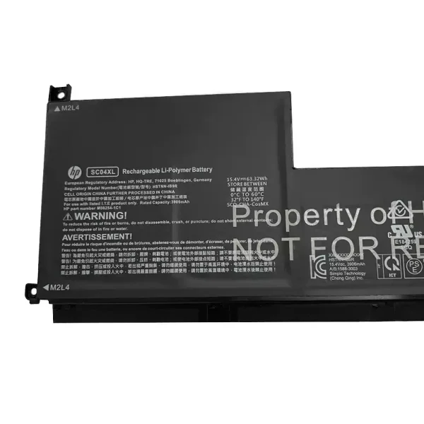 Batería Para Laptop HP SC04XL - Imagen 3