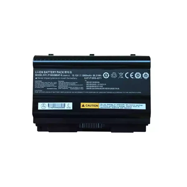 Batería Para Laptop CLEVO P180HMBAT-8 6-87-P180S 6-87-P180S-4271