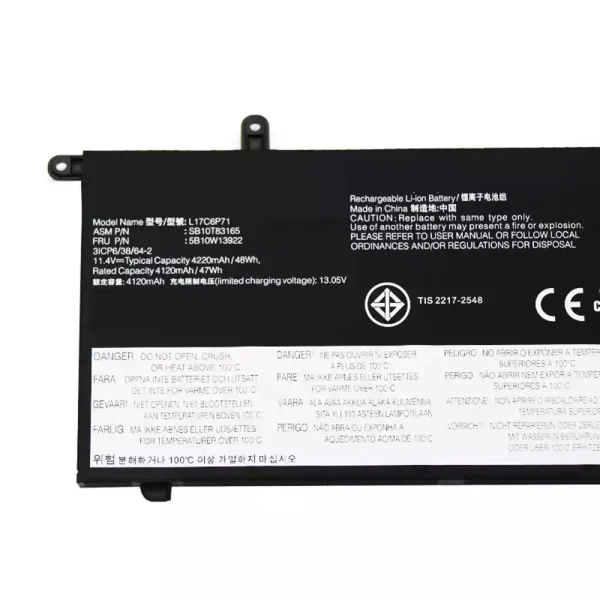 Batería Para Laptop LENOVO L17C6P72 L17S6P72 - Imagen 3