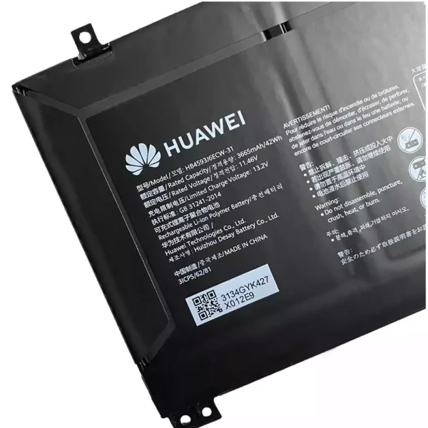 Batería Para Laptop HUAWEI MateBook13,WRTB-WFH9L,WRTB-WFH9F,WRTB-WFE9L WRT-W19 WRT-W09 HN-W19L - Imagen 3