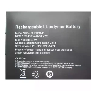 Batería Para Laptop CHUWI 34160192P,UTL-3178180-2S